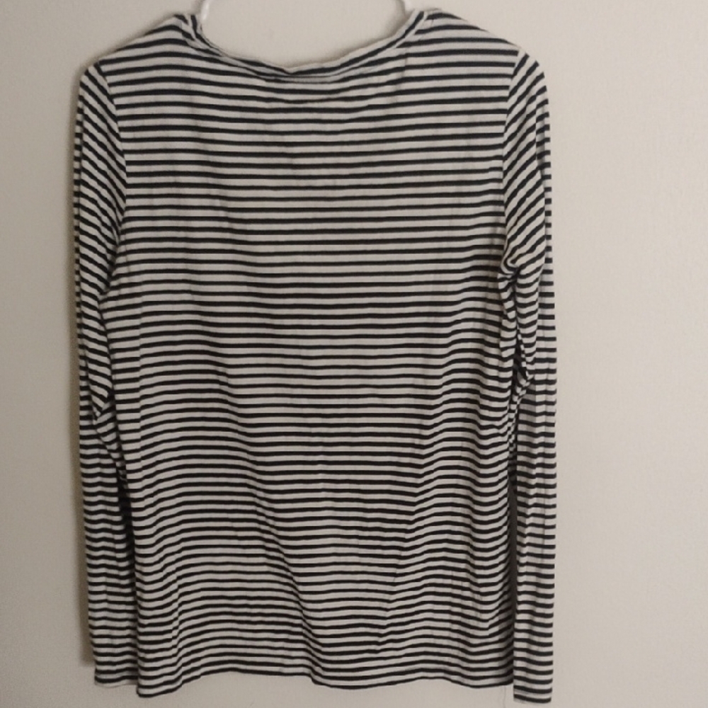 Edc Striped Fitted Long Sleeve Tee - Picture 4 of 4